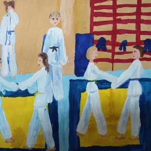 "На тренировке"