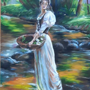 Юная красавица