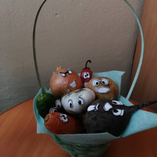 Весёлые овощи