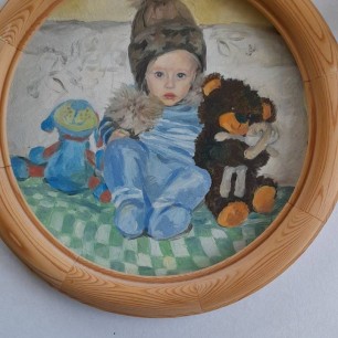Портрет с мишкой