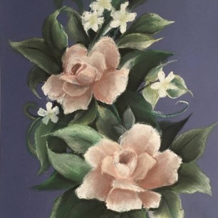 "Цветы"(пастель)