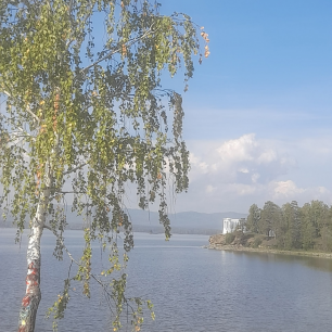 В дымке