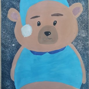 Мишка готов спать