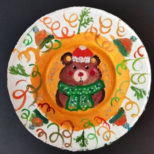 Новогодний мишка