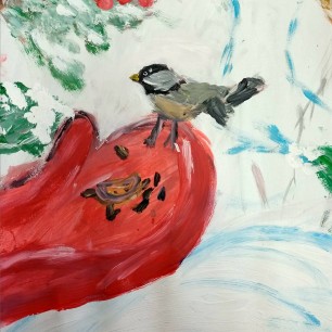 "Угощение для синички"