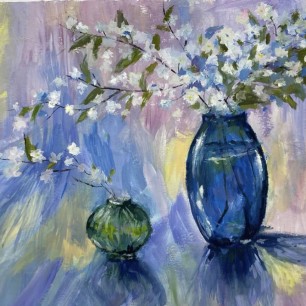 Цветы в вазах
