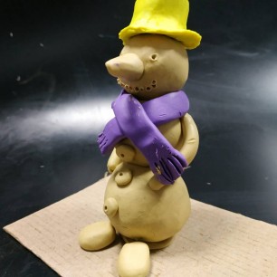 Модный снеговик