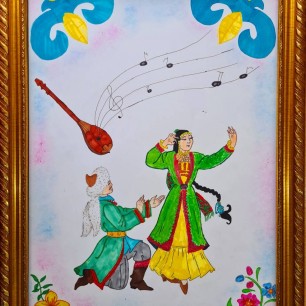 " Выразительность казахского танца"