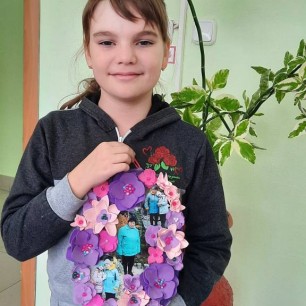 Рамка из фоамирана