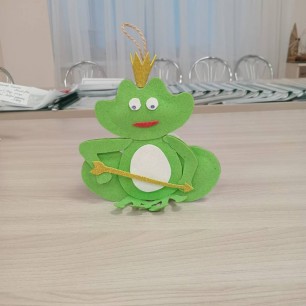 Новогоднее украшение "Царевна-Лягушка"
