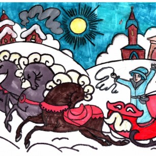 "Мчится тройка удалая"