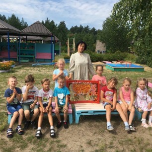 Панно из природных материалов