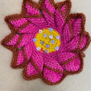 Прихватка «Цветок»