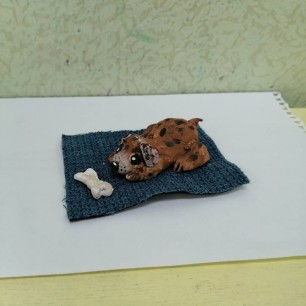 Щенок и косточка