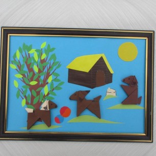 Веселое утро пушистых собак.