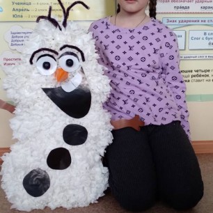 снеговик Олов