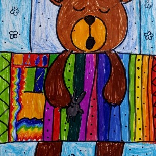 "Зимний сон мишки"