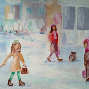 "Заснеженная улица"