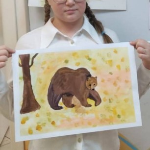 "Мишка косолапый по лесу идёт"