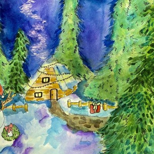 «Зима в лесной чаще»