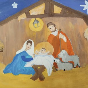 Дева Мария и Иосиф, рождение Иисуса