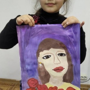 Портрет любимой мамочки