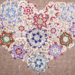 "Сердечные снежинки"