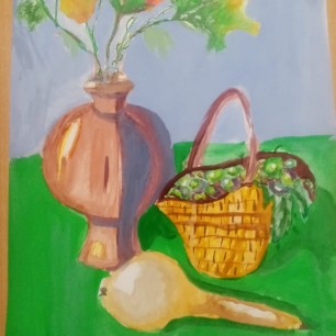 Этюд "Осенняя флора"