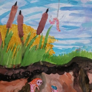 где же пaпa....пaпa нa рыбaлке