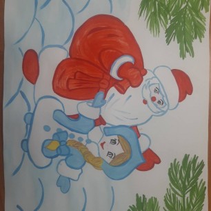 Новогодний лес - место чудес.