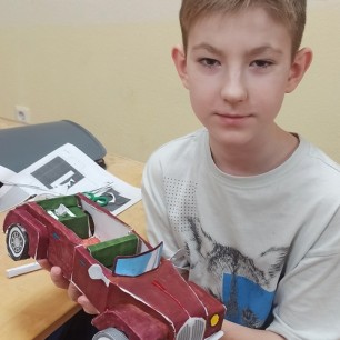 Автомобиль Деда Мороза