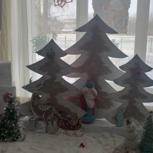 новогодний лес