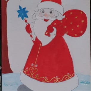 Шёл по лесу Дед Мороз мимо клёнов и берёз...