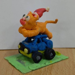 Весёлый кот