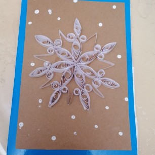 Хрустальная снежинка