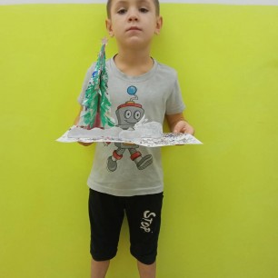 В зимнем лесу