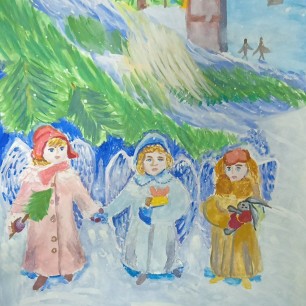 " Рождественские ангелы"