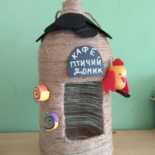 кормушка для птиц "Кафе птичий домик"