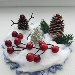 Подсвечник с шишками