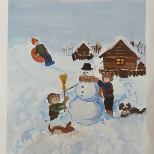 "Веселым зимним днем"