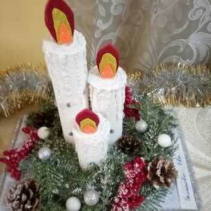 Новогодние свечи