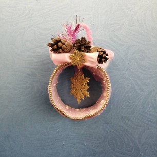 Новогодняя подвеска "Снежинка"