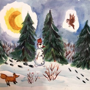 "В Новогоднем лесу"