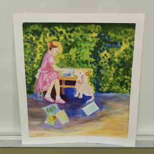 Юная художница