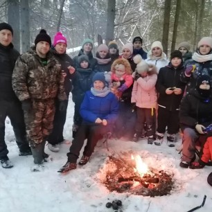 "В зимнем лесу"
