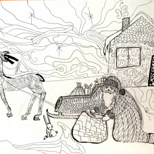 Дед Мороз спешит, подарки собирает