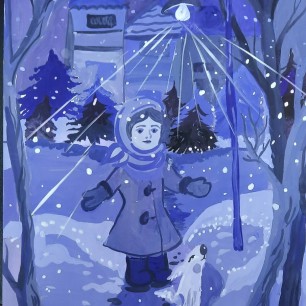 "Снег под Новый год"