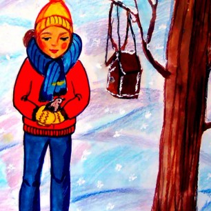 "В морозный день"