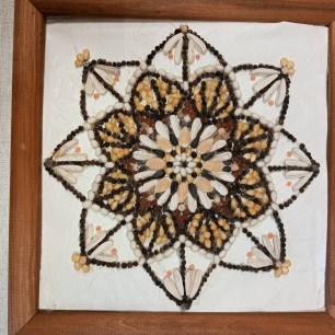 Мандала из семян