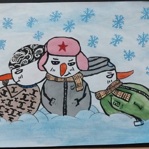 "Модные снеговики"